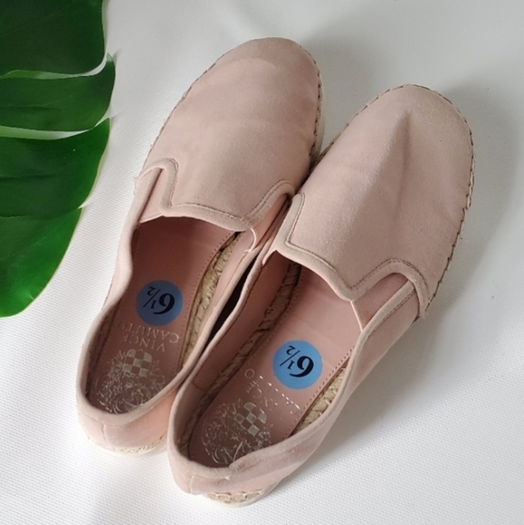 Vince Camuto TAMBIE Slip On Leather Platform Loafers Sz 6.5 - Picture 9 of 11